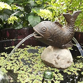 Arnusa Gargouille Solaire - Figurine De Bassin Avec Pompe