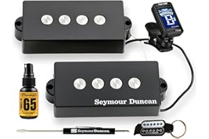 Seymour Duncan SPB-3 P-Bass Guitar Pickup Set with True Tune Tuner, Keychain 1402-06