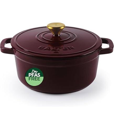 Geëmailleerde Gietijzeren Pan Inductie Alpina Braadpan Gietijzer Met Deksel - Keuken Alpina Braadpan 24 Cm Rood Geschikt Inductie Oven