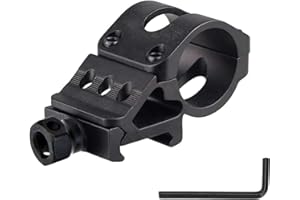 Swavitie 1'' Offset angolare a Basso Profilo Supporto per Anello Offset Laterale 45 ° Picatinny Rail Mount per Torcia Portata della Torcia Picatinny Rail Offset 20mm Supporti Rail per Scopes Torce