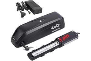 HXRFOAK Batterie Velo Electrique 36V 15AH (5 Pins) Batterie Rechargeable au Lithium-ION Batterie pour 36V 500W 250W Motor