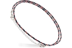 Motti Way Pulsera Tobillera Mujer, Tobillera De Cuerda Náutica, Resistente Al Agua Tobillera De Cuerda De Surfista, Pulsera Tobillera Mujer Acero Inoxidable,