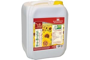 MORITZ SONNEN BLUMEN KERNÖL 10 L. Aceite de girasol orgánico, altamente calentable para freír y freír