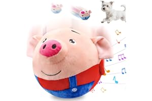 APODESS Interaktives Hundespielzeug, 2026 Neu Elektrisches Plüsch Hundespielzeug Aktives Bewegendes Haustier Lustige Plüschtiere Hundeball Sprechendes Hunde Spielzeug für Hunde (#01)