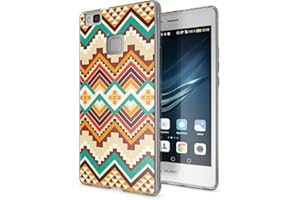 NALIA Funda Carcasa Compatible con Huawei P9 Lite, Motivo Design Movil Protectora Ultra-Fina Silicona Cubierta, Goma Gel Estuche Bumper Ligera Cover Smart-Phone Case, Designs:Indian Pattern