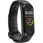 Teknosepetim M4 Smart Bracelet Watch Band Heart Rhythm Running Sports Sleeptail, Nocolor-C1Ed9F6F