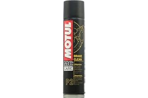 Motul - Dégraissant Surpuissant Non Chloré pour Freins et Pièces Mécaniques de Moto - Aérosol - Dissout Toutes Traces de Graisse, Huile et Goudron - MC Care Brake Clean P2-400 ML