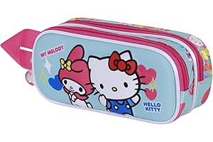 KARACTERMANIA Estuche Portatodo 3D Doble Sanrio Estuche Portatodo 3D Doble Sanrio, Talla única