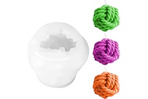 ZOONVII Moule à Bougie, Moule Bougie Silicone, DIY Bougies Moule 3D Cube, Bricolage Bougies Moule, pour Fabrication de Bougie, Savon Artisanal, Pudding, Gâteau, Bougie Parfumée