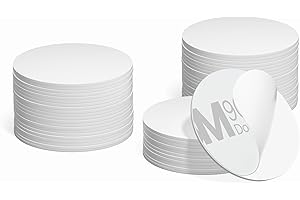 SANPOPO NFC-Tag-Karten, programmierbar, NFC, 215 Etiketten, PVC, NTAG215, selbstklebende Rückseite, rund, 25 mm, 504 Byte Speicher für Android iPhone und alle NFC-fähigen Geräte, 10 Stück