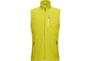 33,000ft Gilet leggero softshell da uomo, impermeabile, antivento, traspirante, senza maniche, per ciclismo, corsa, escursionismo, golf, lavoro