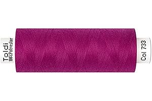 DIE STOFFTANTE Gütermann Nähgarn Allesnäher TOLDI | 500m | Nähmaschinengarn | 40 Farben (733 pink)