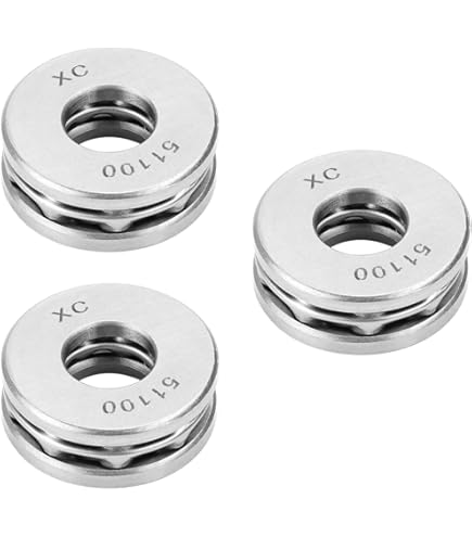Sourcingmap 51104 Thrust Ball Bearing - 20mm X 35mm X 10mm, Carbon Steel, One-Way Axial Load