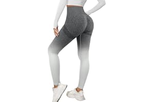 Lishang Leggins Push Up Mujer Cintura Alta Mallas Mujer Deporte Leggins Yoga Mallas Pilates para Fitness Gym Running