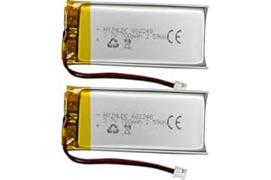 HXJNLDC DC 3.7v 700mAh 602248 Batterie pour Sena SMH10 SMH10R SMH10D SMH10-11 SR10 Casque Bluetooth Batterie de Remplacement Motos Bluetooth Casque interphone Batterie intégrée