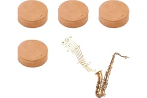 BASTOUR Trompete Kork Pads, Reparatur Korkpads, Wasserschlüssel Kork Spuckventil Kork, Trompete Posaune Reparatur Kork Pads, Wasserschlüssel Kork Pad Dichtung, Zum Reparieren von Trompete und Posaune, 4 Stück