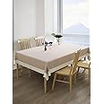 CASA-NEST Rectangular Anti-Slip PVC Solid Plain White Lace (60x90 inch) 6-8 Seater Dining Table Cover with Exclusive Backing material-Lavender-printed0003 (60X90, Lavender)