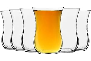 Lav Klasik - Vaso Transparente para café o té - Cristal - 115 ml - Pack de 12