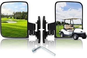 WODHMIEY 2PCS Universal Caravan Towing Mirrors External, Tractor Mirror, Super Strong Magnetic, Adjustable Angle, Indispensable Caravan Accessories, Suitable for Trailer, RV, Van, Forklift,