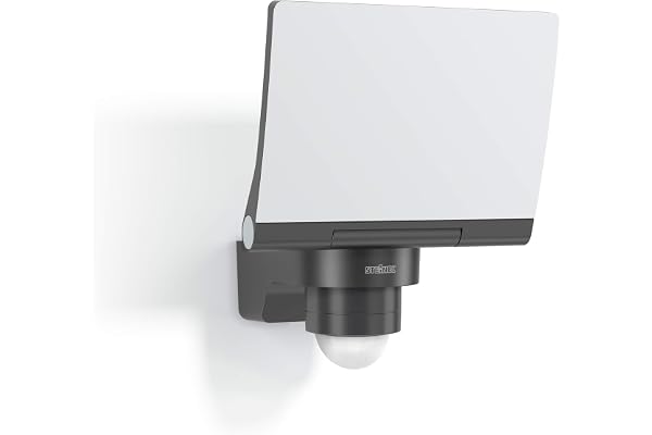 Steinel Projecteur LED extérieur XLED PRO 240 S anthracite, détecteur de mouvement 240°, 3000 K, 19,3 W