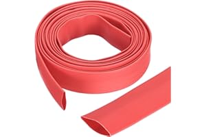 sourcing map 16mm Heat Shrink Tubing Waterproof, 4:1 Dual Wall Marine Adhesive Lined Industrial Heat Shrink Tube Wiring Wrap 10ft 5/8 Inch, Red-3m