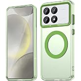 m.tk moveteck Xiaomi Poco X6 Pro ile Uyumlu Kılıf, Kamera &Ccedil;ıkıntılı, Mat, Magsafe Şarj &Ouml;zellikli, Renkli Kenarlar, PC Sert Ka