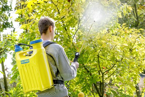 Gloria Rückenspritze Kolbenrückensprühgerät Hobby 1200 mit 12L Tank und Komfort, gelb - 11
