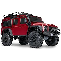 TRX4M Land Rover Defender レッド Traxxas TRX-4m LR Defender 4x4 Brushed 1:18 Auto RC
