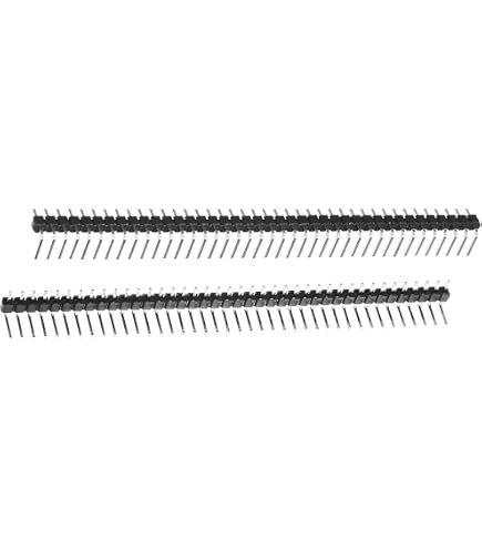 Connettore A Pettine Maschio 80 Pin (2x40) Passo 2,54 Mm – Doppia Fila Dritta, Per PCB E Breadboard, Lunghezza Spina 20 Mm
