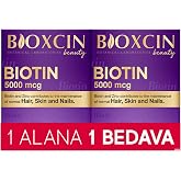 Bioxcin Biozcin Beauty Biotin 5000mcg 30 Tablet 1 Alana 1 Bedava (Toplam 60 Kaps&uuml;l)