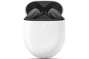 Google Pixel Buds A-Series GA04281-EU Słuchawki Bezprzewodowe, Czarny/Biały, 24 h