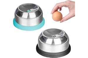 CIMOYBAI 2 Stück Eierpiekser, Eierstecher Aus Edelstahl, Eierstecher Für Rohe Eier, Praktisches Egg Gadget Für Einpiksen Der Eier, Eierstecher Eipicker (Schwarz, blau)