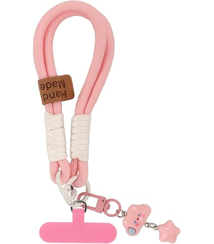 HOTUT Polsband Voor Telefoon – Verstelbaar, 7 Mm Polyester, 360° Draaibare Gesp, Past In Meeste Hoesjes, Ook Voor Camera's, Sleutels En USB-sticks