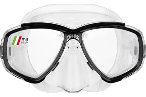 Cressi Unisex Perla Separata Glasmask för fiske, apné, snorkling och dykning