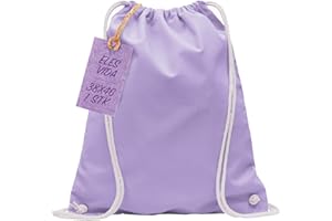 ELES VIDA Sacca in cotone da palestra, Zaino borsa in tessuto, borsa in cotone, borsa in juta Borsa in tessuto omologata OEKO-TEX®
