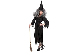 W WIDMANN MILANO PARTY FASHION WIDMANN MILANO PARTY FASHION - costume da strega, vestito, cappello da strega, costumi di carnevale, Halloween