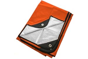 Arcturus All Weather Outdoor Survival Blanket All Purpose,Thermal,Reflective Orange