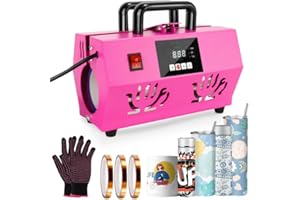 RIOKKO Tumbler Heat Press Machine,110V Tumbler Press for 30oz 20oz 16oz 11oz Straight Sublimation Blanks Skinny Tumbler,DIY Halloween Picture Heat Press for Sublimation Ceramic Mugs Cups