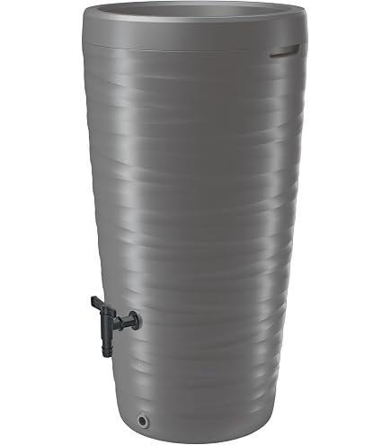 Barile Raccolta Acqua Piovana – Kit Portatile Con Attacco Per Pluviale, Resistente Ai Raggi UV, Per Giardino E Irrigazione - 2