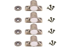 mciskin Magnetschnäpper Schrank Türmagnet Magnet-Schnapper Möbelmagnet Türverschluß Haltemagnet Magnetverschluss,Schrankbeschläge(4 Stück)