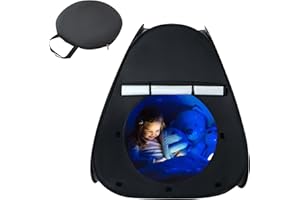 Putentfun Sensory Tent for Kids,Calm Down Tent For Children To Play And Relax,Portable Pop-up Blackout Play Tent,Sensory Corner,Helps With Autism, SPD, Anxiety & Improve Focus 88cm