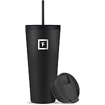 IRON FLASK Sport Trinkflasche - 650 Ml Edelstahl Mit 3 Deckeln