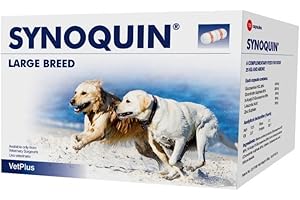 Vetplus Synoquin EFA Envase con 120 Capsulas de Suplemento para Perros Razas Grandes
