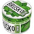 Brusko Herbal Shisha Flavors - Mint, 250 g (100% Nicotine and Tobacco Free)