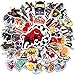 Price comparison product image Sticker Pack [200 pcs,20 Types] Q-Window Assorted Vinyl Decal Stickers Best for Laptop Macbook Skateboard Keyboard Snowboard Luggage Wall Suitcase IPhone Car Bike Bumper Party Bomb Reward Vintage Retro Pop Art Graffiti Super Cool Stickers