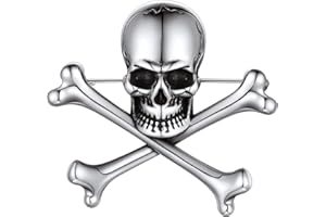 FaithHeart Spilla Vichingo per Ragazze Ragazzi con Nodo Celtico/Lupo Fenrir/Cervo/Ragno/Cranio Teschio in Acciaio Inossidabile Gioielli Figo Stile Gotico Punk Accessori Vestiti