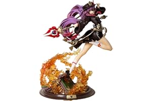 RZAHUAHU Genshin Impact Hu Tao 1/7 Figure miHoYo Anime Projekt PVC Modell Puppensammlung Puppenschmuck Boxed (Kampfhaltung Hu Tao)