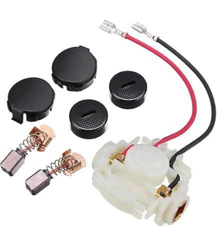 2 Balais Charbon Pour Makita DPB180, DSS500, DUB361, DSS501, DUC122 - Neuf Original - Marque Vhbw