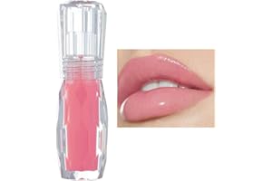 GL-Turelifes Lip Plumper Gloss Jelly Color Lipstick, Lip Plumping Balm Plumper Lip Gloss, Clear Lip Plump Gloss- Enhancer para labios más hidratados e hidratados, humecta, elimina las arrugas (#1)