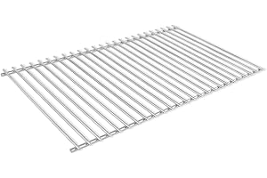 DEOS-GRILL Edestahl Grillrost 50x33cm aus europäischem Edelstahl, Grillrost rostfrei